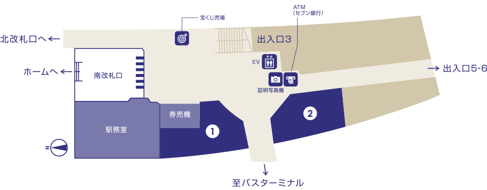 コトチカ北大路フロアマップ