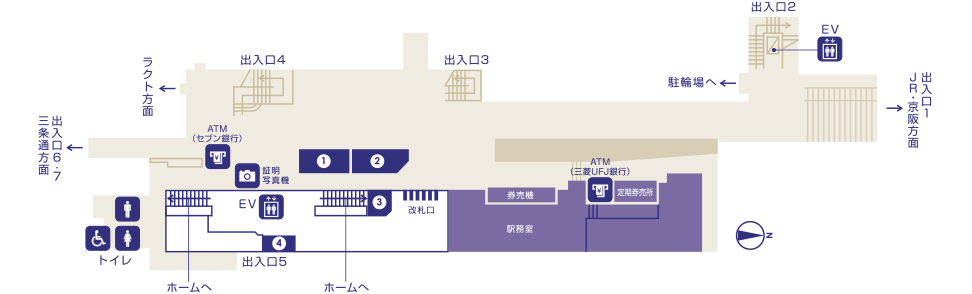 コトチカ山科フロアマップ